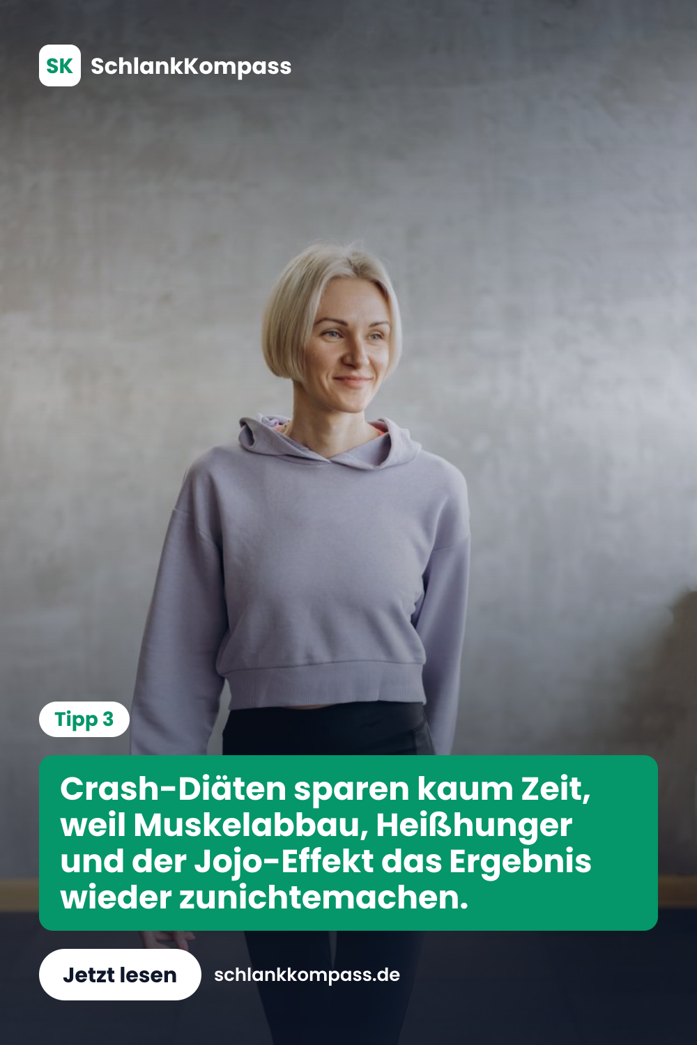 Crash-Diäten sparen kaum Zeit, weil Muskelabbau, Heißhunger und der Jojo-Effekt das Ergebnis wieder zunichtemachen.