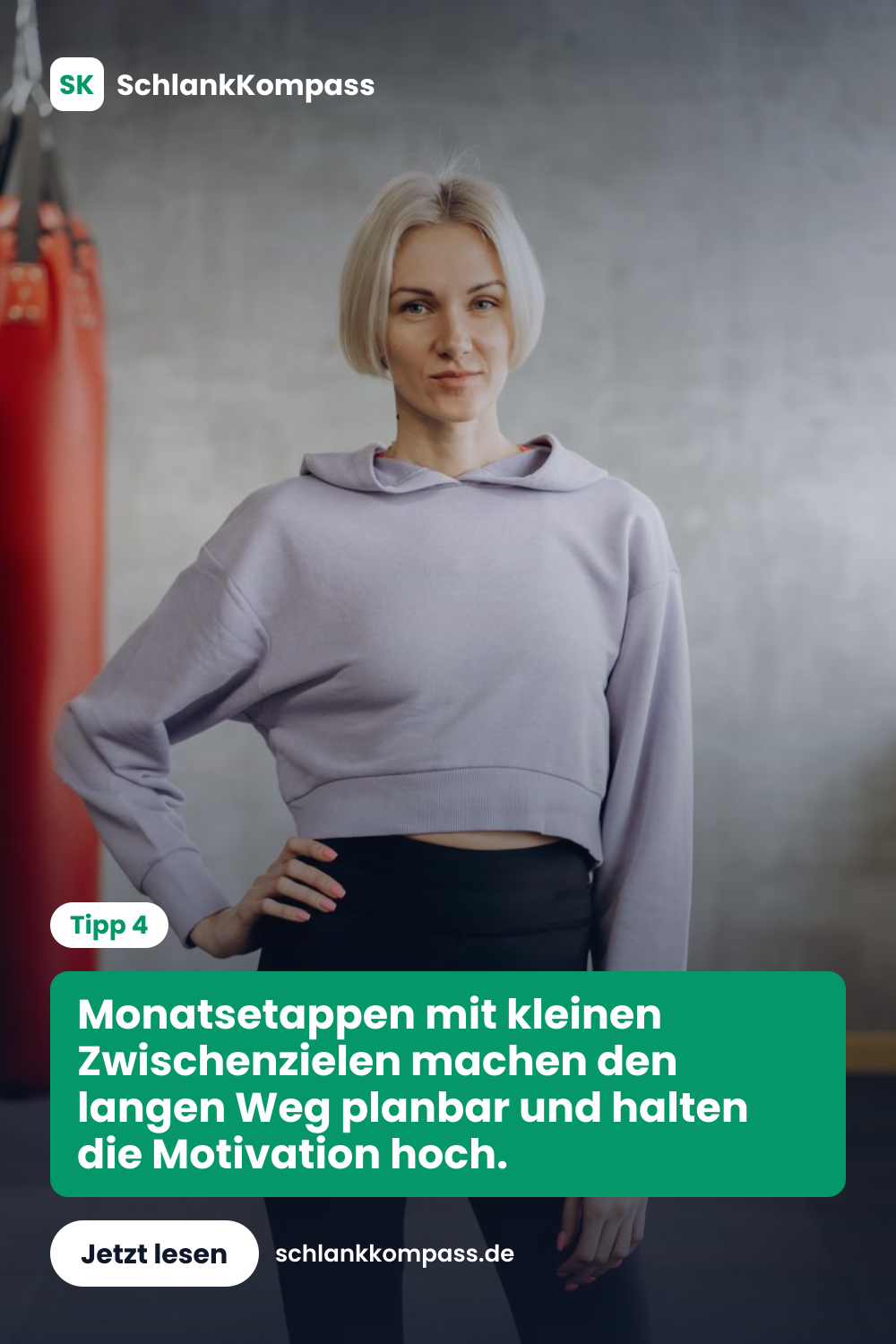 Monatsetappen mit kleinen Zwischenzielen machen den langen Weg planbar und halten die Motivation hoch.