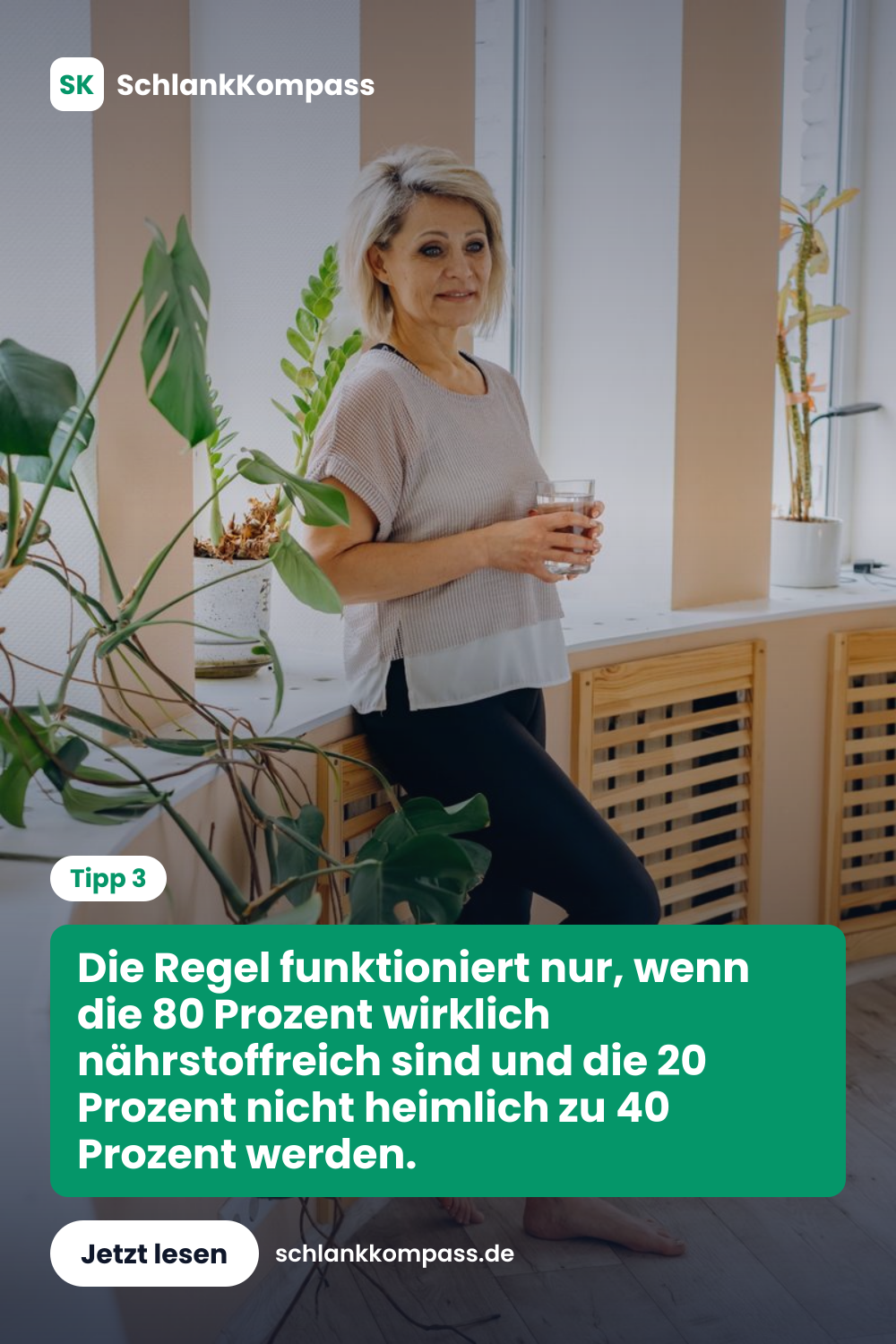 Die Regel funktioniert nur, wenn die 80 Prozent wirklich nährstoffreich sind und die 20 Prozent nicht heimlich zu 40 Prozent werden.