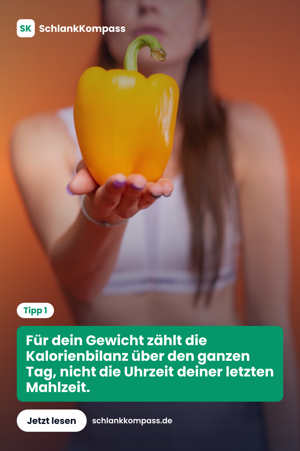 Für dein Gewicht zählt die Kalorienbilanz über den ganzen Tag, nicht die Uhrzeit deiner letzten Mahlzeit.