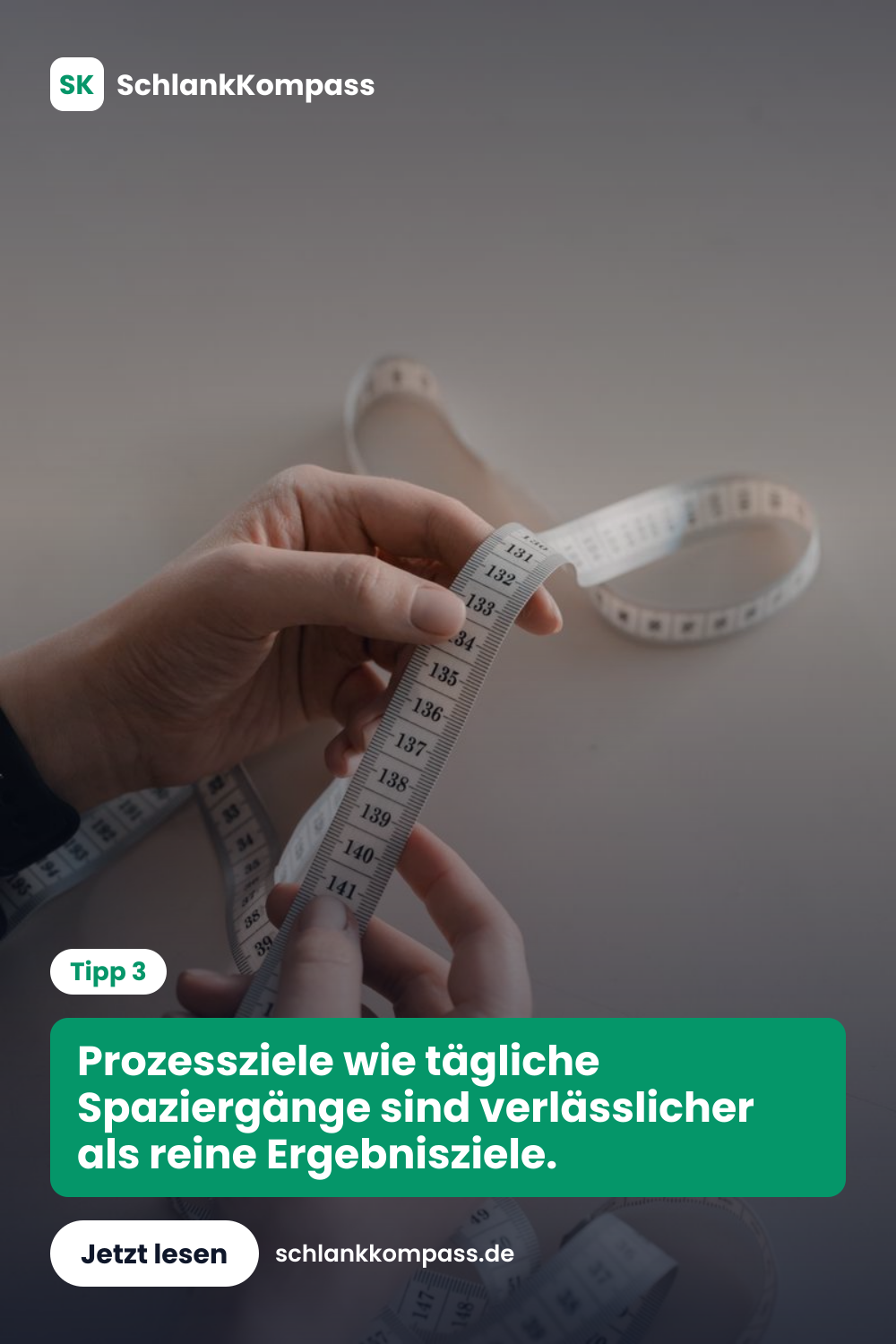 Prozessziele wie tägliche Spaziergänge sind verlässlicher als reine Ergebnisziele.