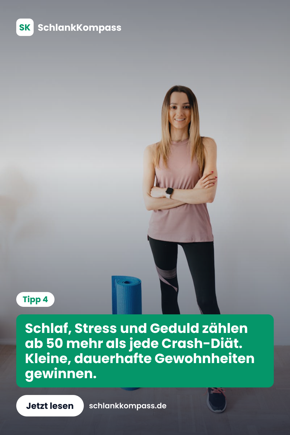 Schlaf, Stress und Geduld zählen ab 50 mehr als jede Crash-Diät. Kleine, dauerhafte Gewohnheiten gewinnen.