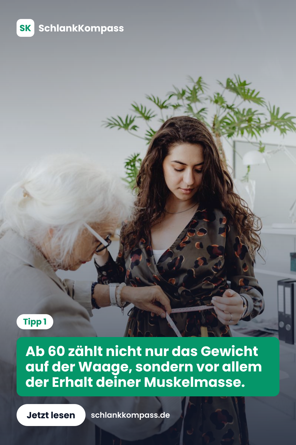 Ab 60 zählt nicht nur das Gewicht auf der Waage, sondern vor allem der Erhalt deiner Muskelmasse.