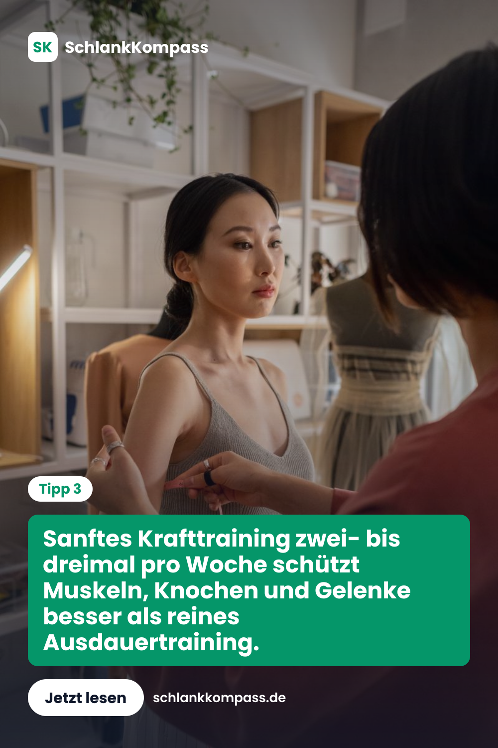 Sanftes Krafttraining zwei- bis dreimal pro Woche schützt Muskeln, Knochen und Gelenke besser als reines Ausdauertraining.