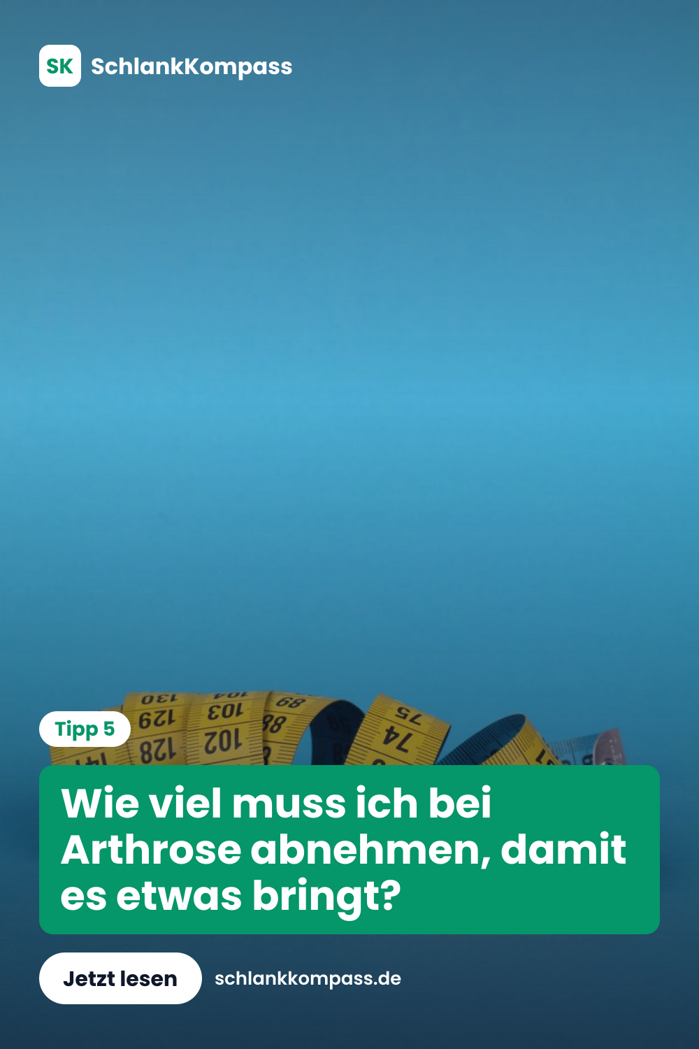 Wie viel muss ich bei Arthrose abnehmen, damit es etwas bringt?