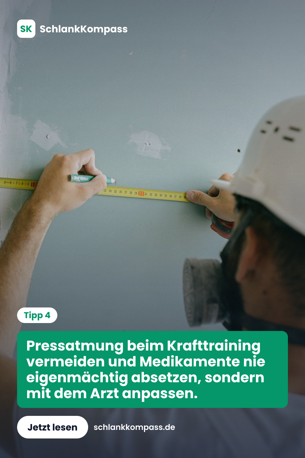 Pressatmung beim Krafttraining vermeiden und Medikamente nie eigenmächtig absetzen, sondern mit dem Arzt anpassen.