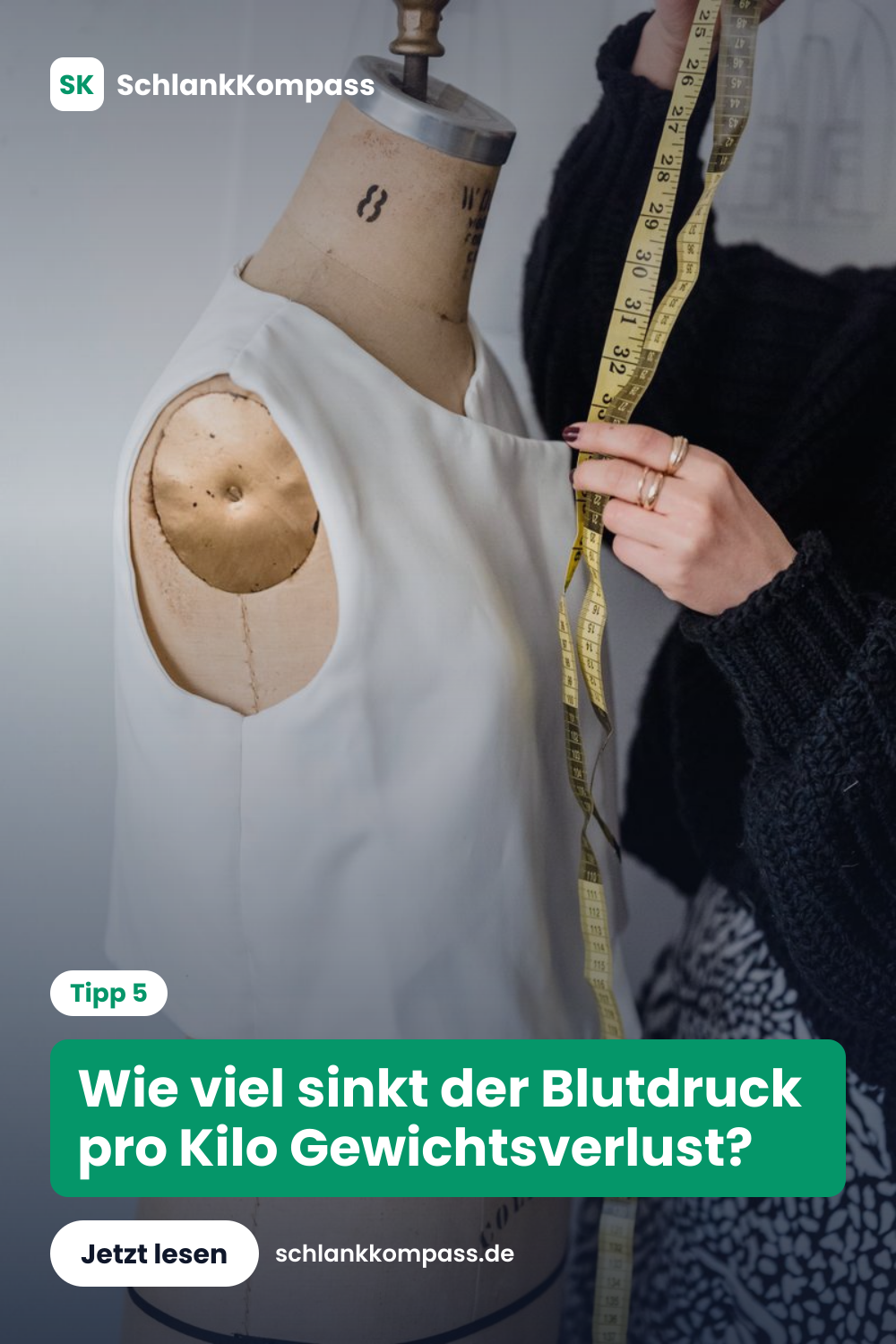Wie viel sinkt der Blutdruck pro Kilo Gewichtsverlust?