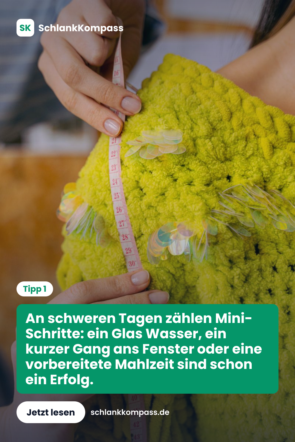 An schweren Tagen zählen Mini-Schritte: ein Glas Wasser, ein kurzer Gang ans Fenster oder eine vorbereitete Mahlzeit sind schon ein Erfolg.