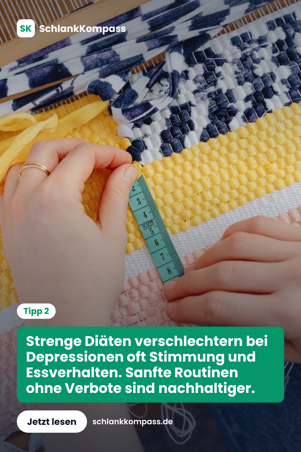 Strenge Diäten verschlechtern bei Depressionen oft Stimmung und Essverhalten. Sanfte Routinen ohne Verbote sind nachhaltiger.