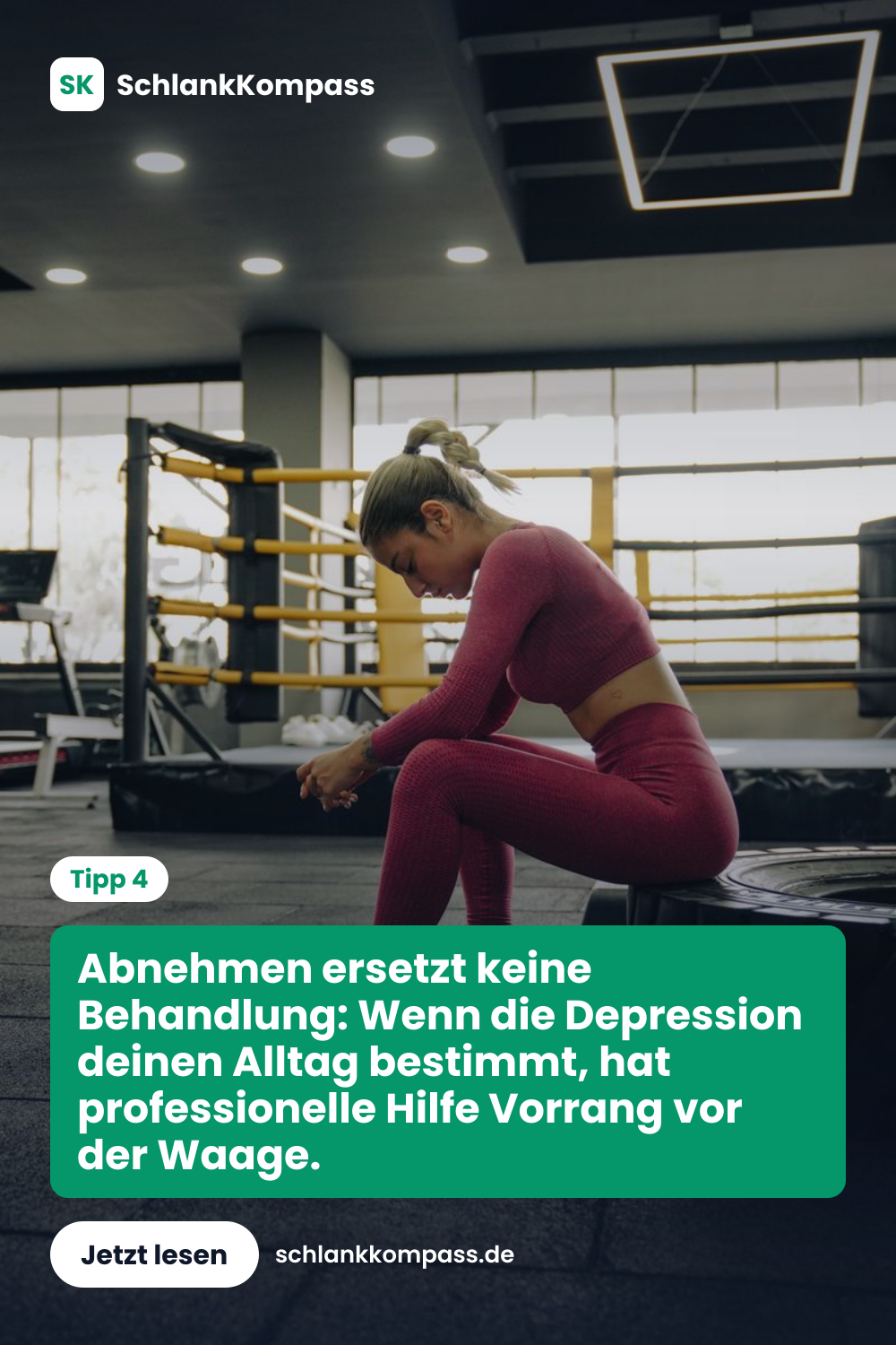 Abnehmen ersetzt keine Behandlung: Wenn die Depression deinen Alltag bestimmt, hat professionelle Hilfe Vorrang vor der Waage.