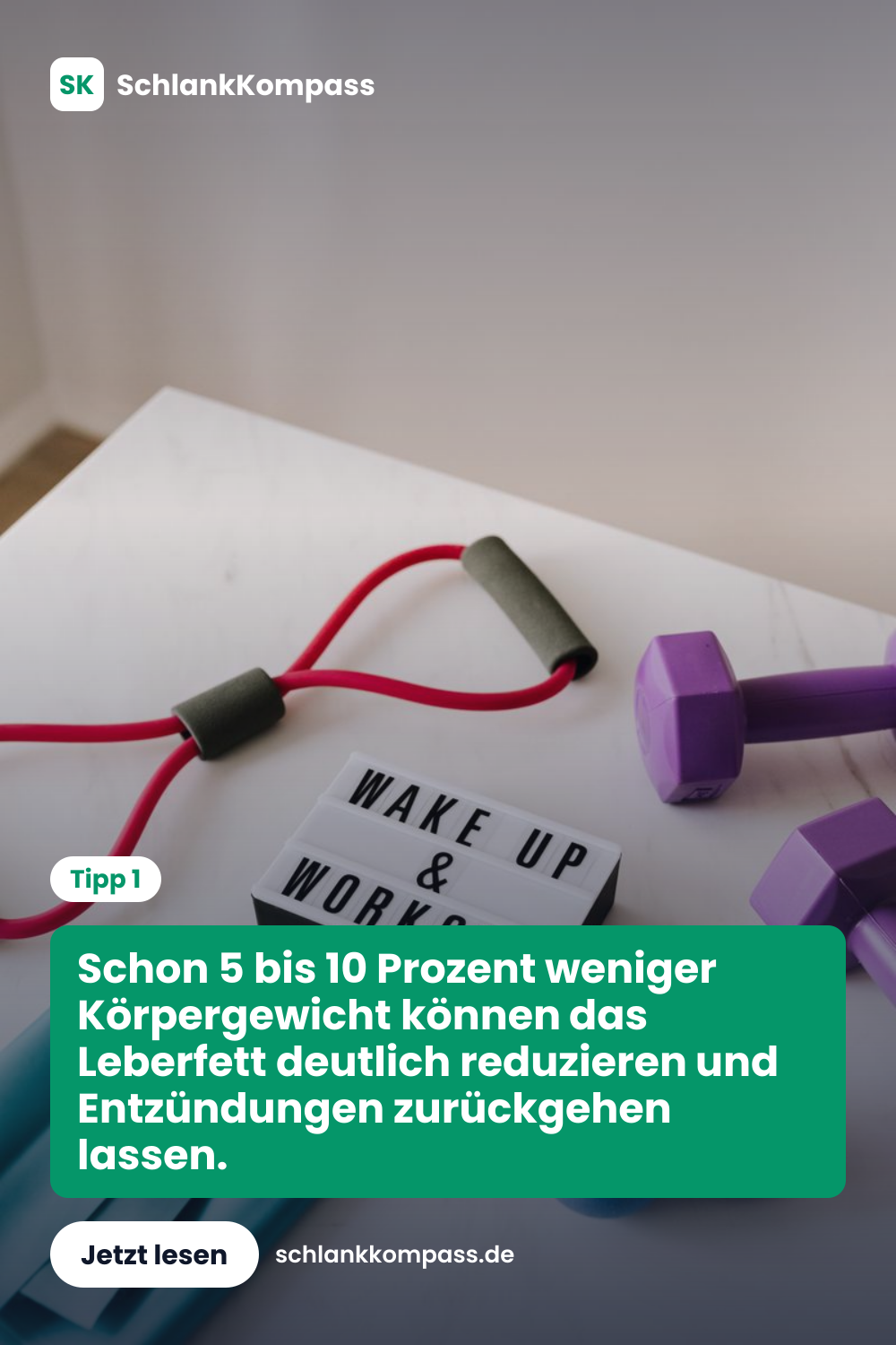 Schon 5 bis 10 Prozent weniger Körpergewicht können das Leberfett deutlich reduzieren und Entzündungen zurückgehen lassen.