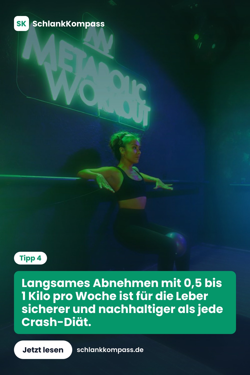 Langsames Abnehmen mit 0,5 bis 1 Kilo pro Woche ist für die Leber sicherer und nachhaltiger als jede Crash-Diät.