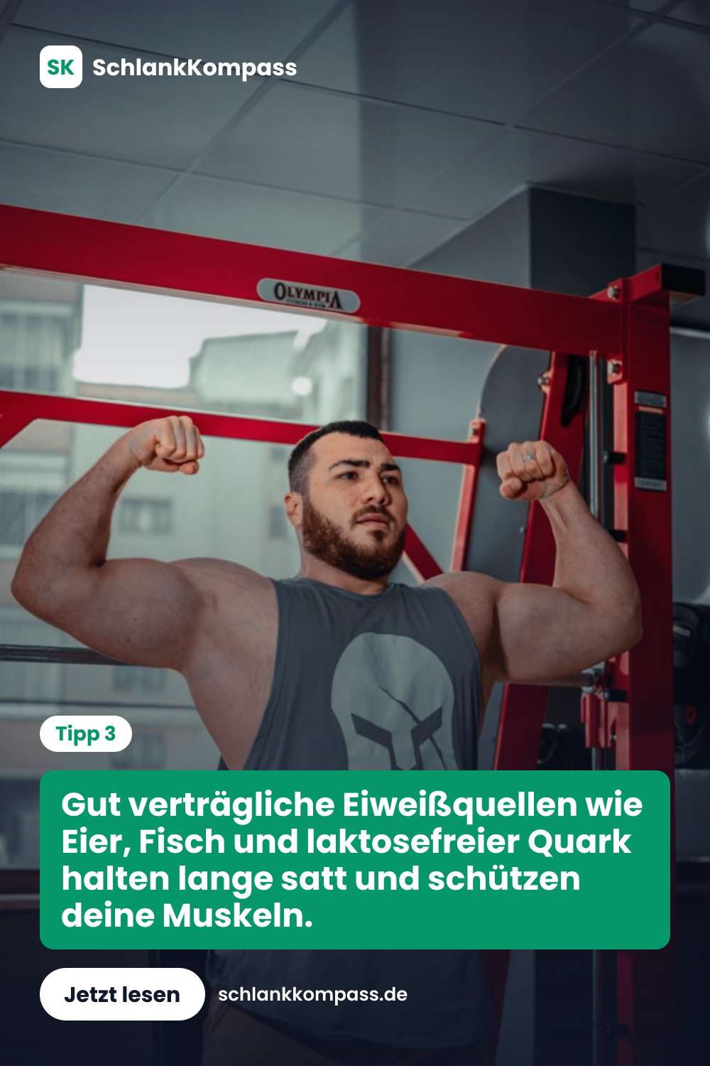 Gut verträgliche Eiweißquellen wie Eier, Fisch und laktosefreier Quark halten lange satt und schützen deine Muskeln.