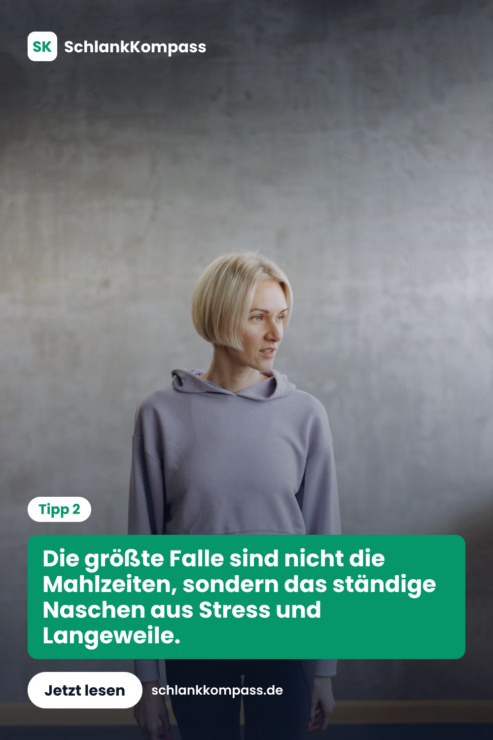 Die größte Falle sind nicht die Mahlzeiten, sondern das ständige Naschen aus Stress und Langeweile.