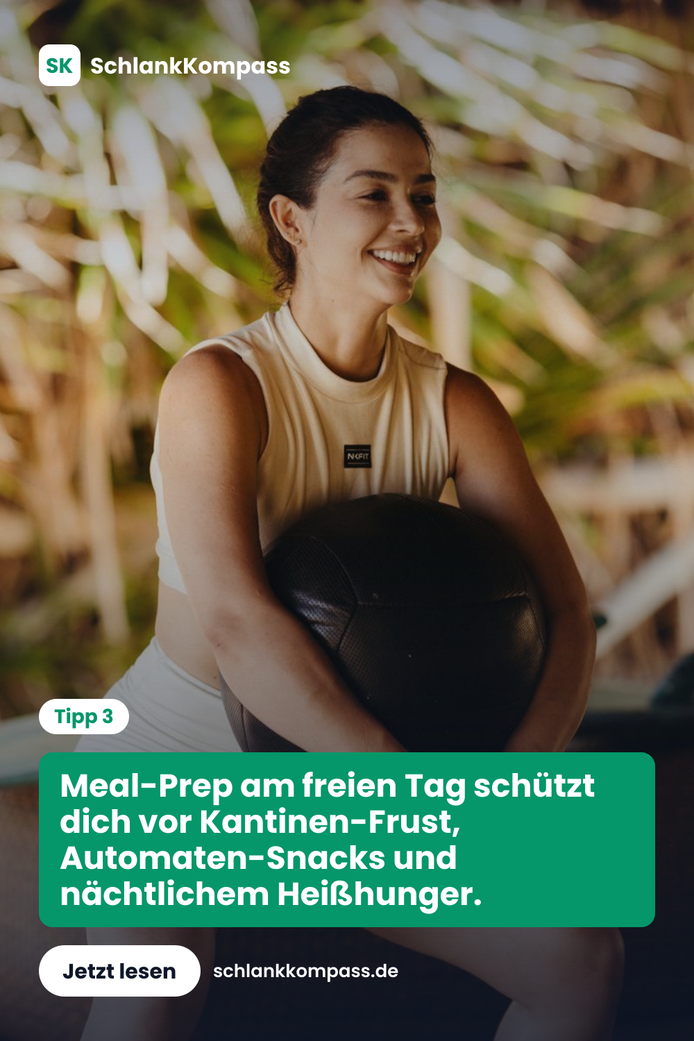 Meal-Prep am freien Tag schützt dich vor Kantinen-Frust, Automaten-Snacks und nächtlichem Heißhunger.