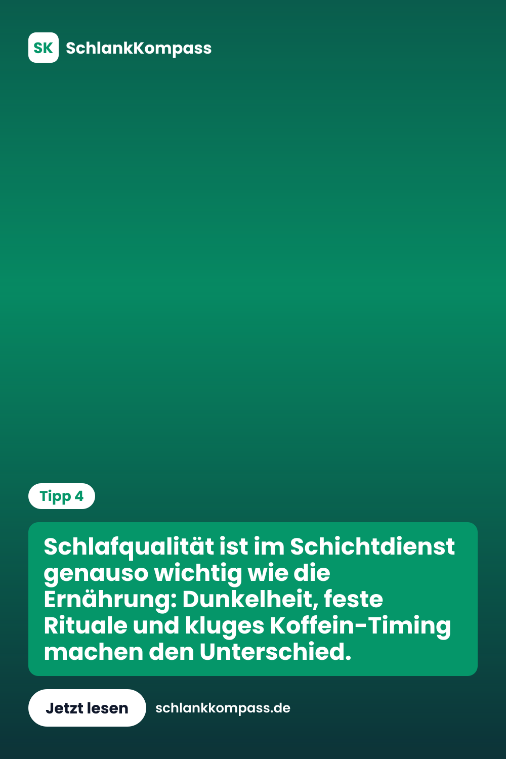 Schlafqualität ist im Schichtdienst genauso wichtig wie die Ernährung: Dunkelheit, feste Rituale und kluges Koffein-Timing machen den Unterschied.