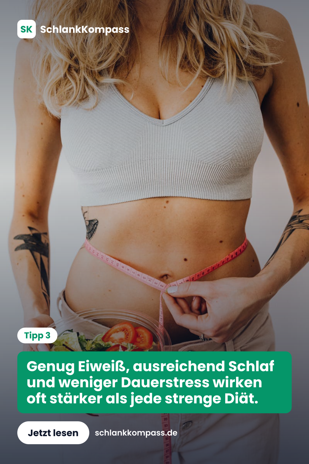 Genug Eiweiß, ausreichend Schlaf und weniger Dauerstress wirken oft stärker als jede strenge Diät.