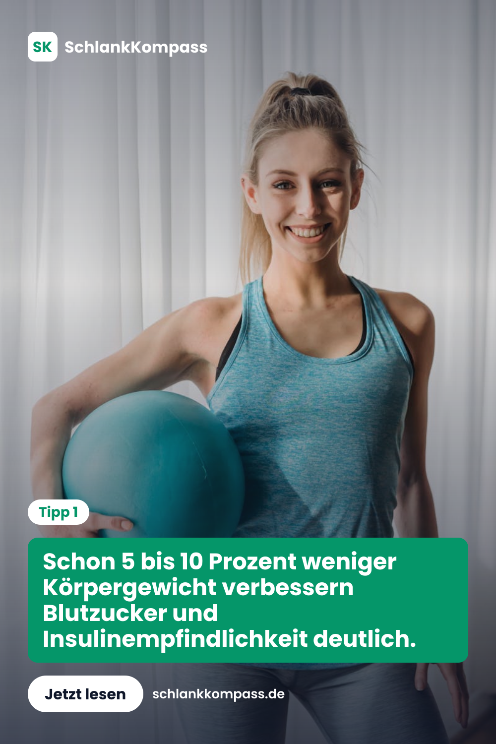 Schon 5 bis 10 Prozent weniger Körpergewicht verbessern Blutzucker und Insulinempfindlichkeit deutlich.