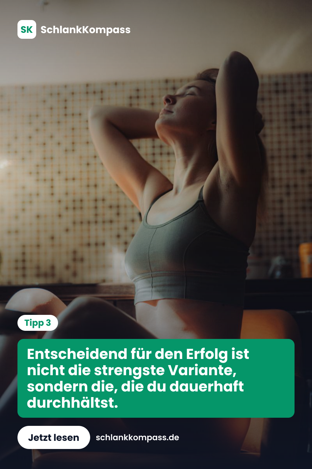 Entscheidend für den Erfolg ist nicht die strengste Variante, sondern die, die du dauerhaft durchhältst.