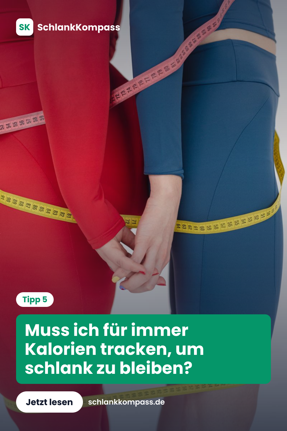 Muss ich für immer Kalorien tracken, um schlank zu bleiben?