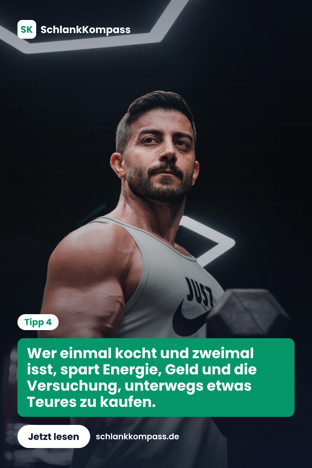 Wer einmal kocht und zweimal isst, spart Energie, Geld und die Versuchung, unterwegs etwas Teures zu kaufen.