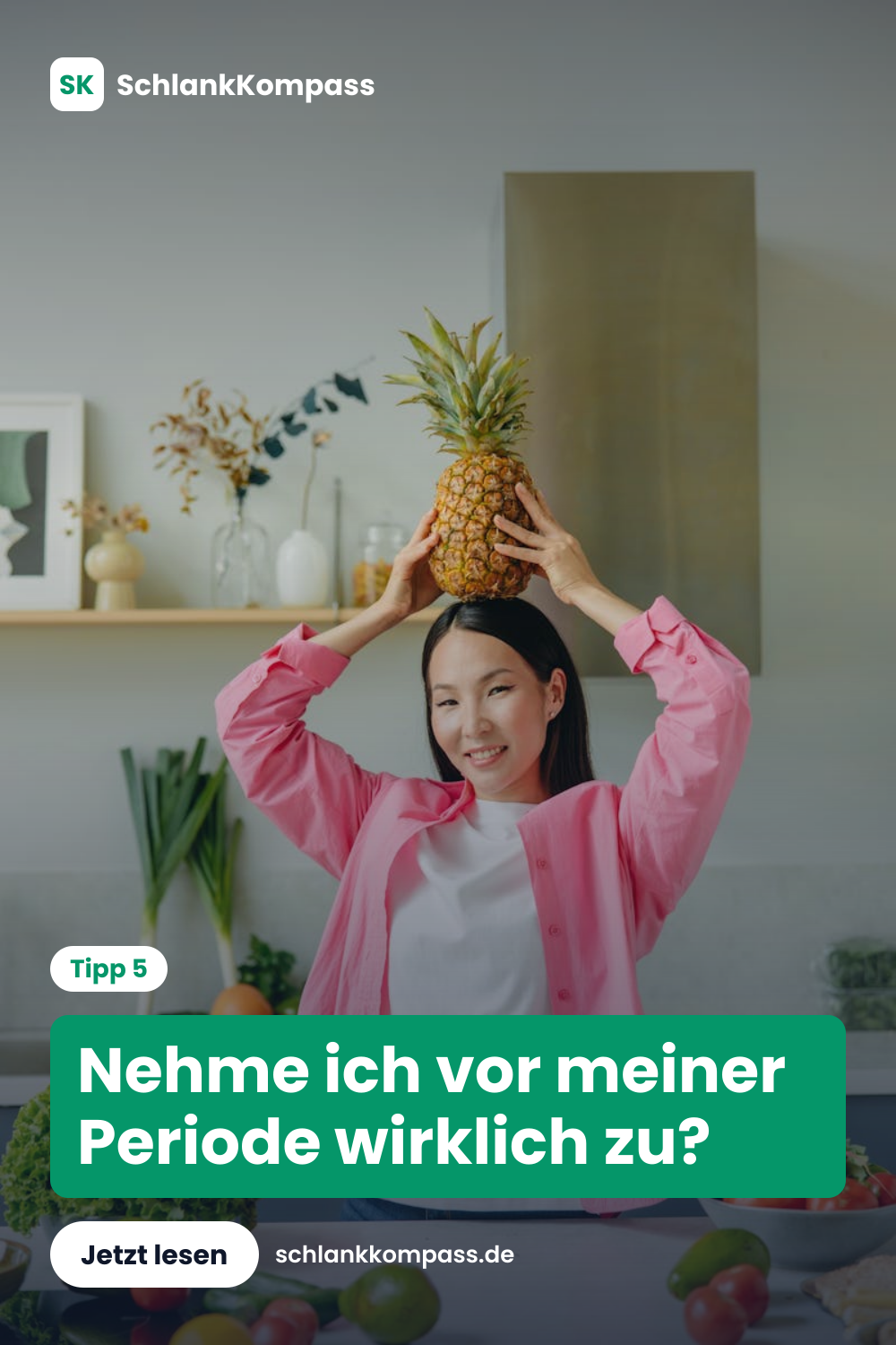 Nehme ich vor meiner Periode wirklich zu?