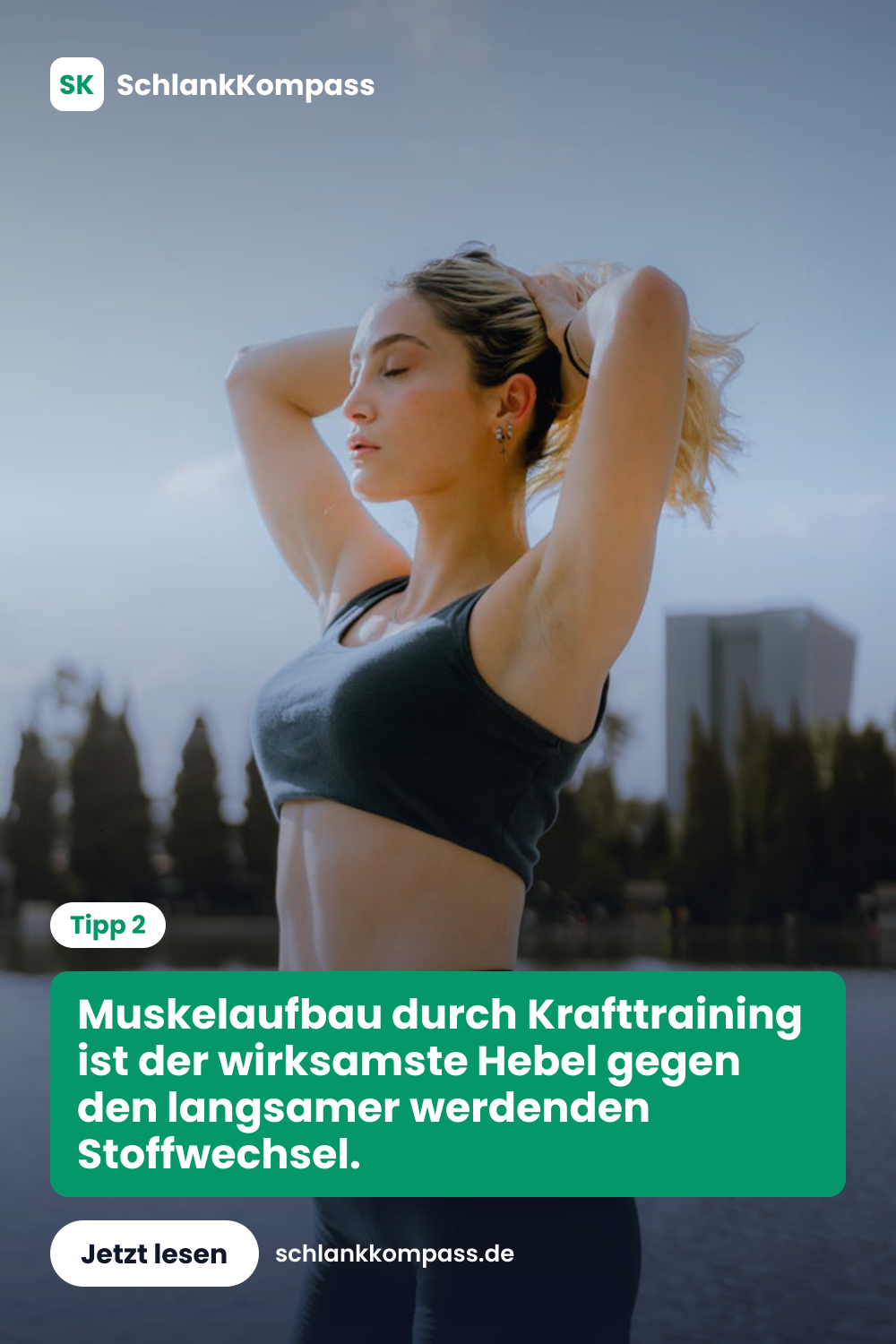 Muskelaufbau durch Krafttraining ist der wirksamste Hebel gegen den langsamer werdenden Stoffwechsel.