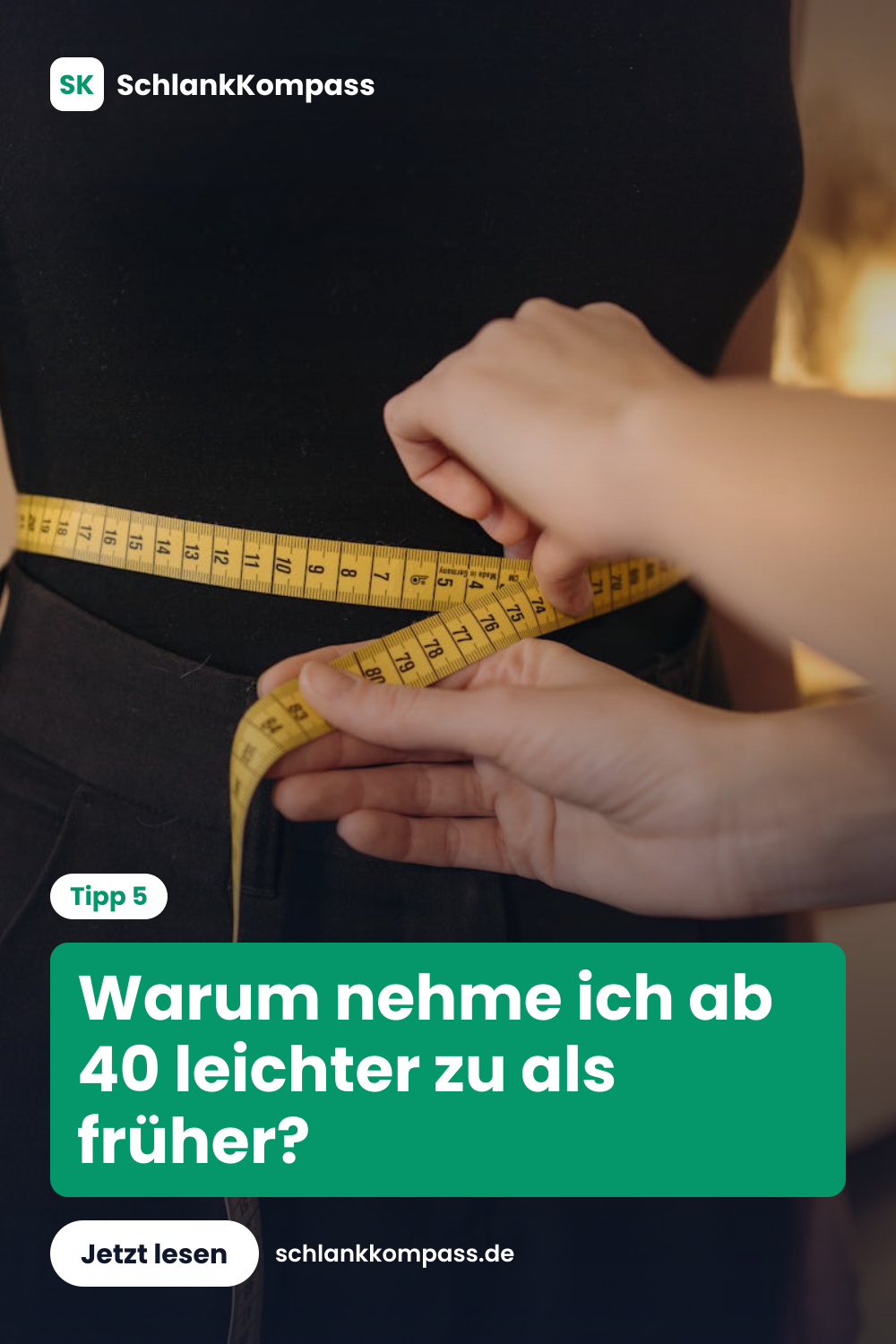 Warum nehme ich ab 40 leichter zu als früher?