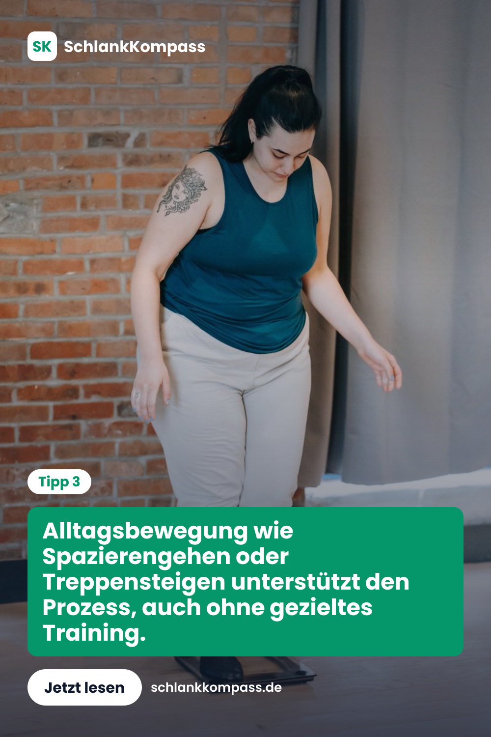 Alltagsbewegung wie Spazierengehen oder Treppensteigen unterstützt den Prozess, auch ohne gezieltes Training.