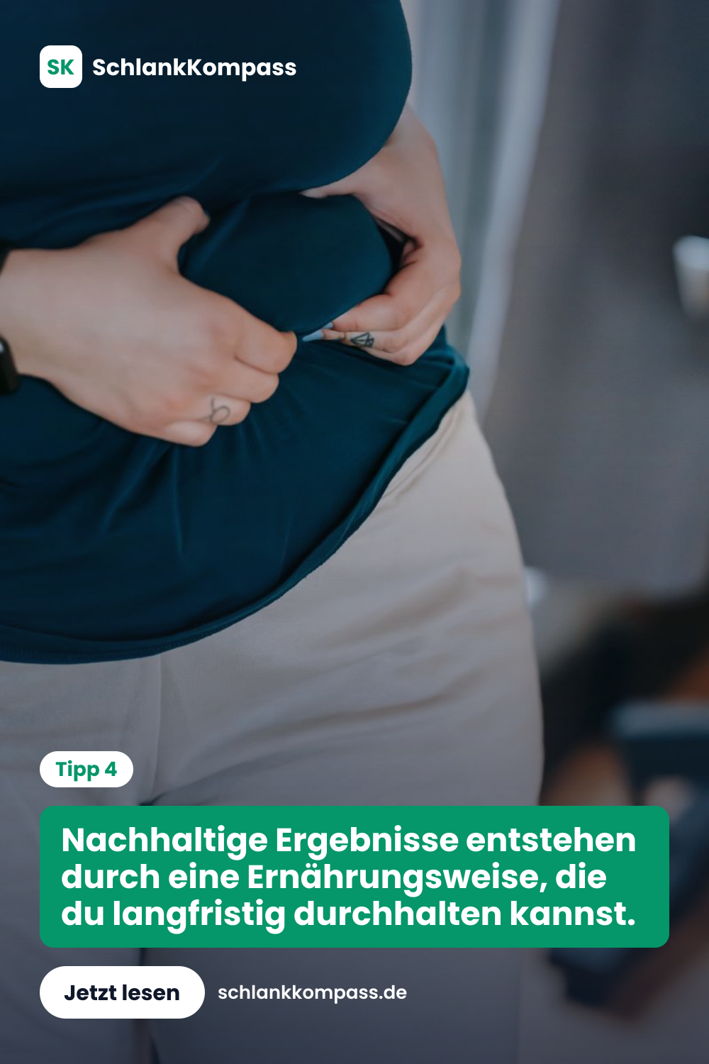 Nachhaltige Ergebnisse entstehen durch eine Ernährungsweise, die du langfristig durchhalten kannst.