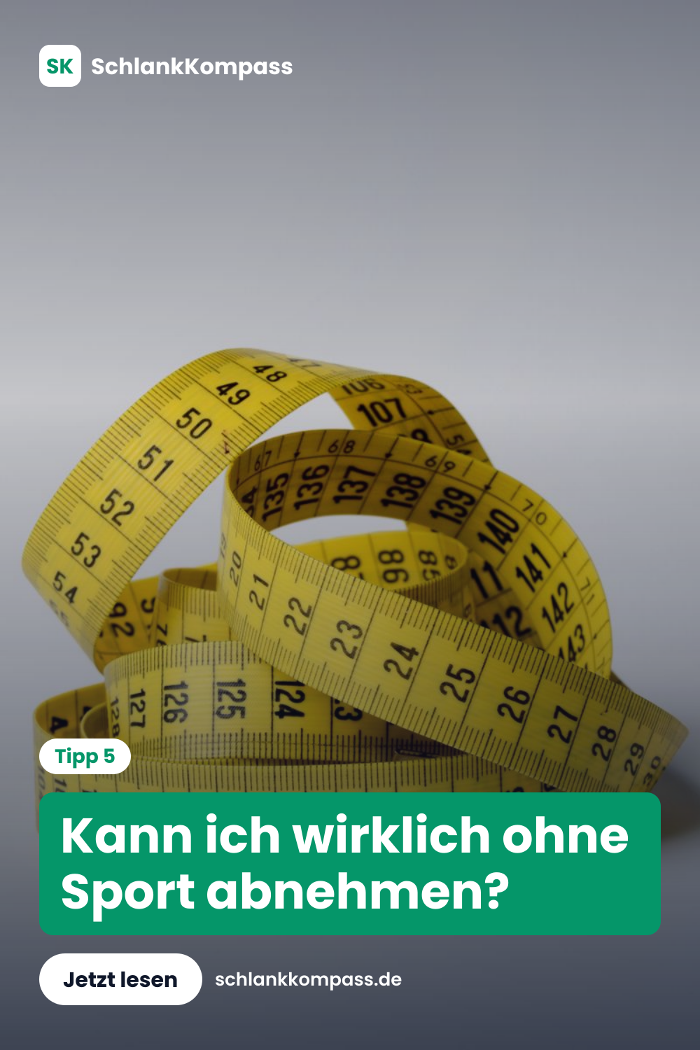 Kann ich wirklich ohne Sport abnehmen?