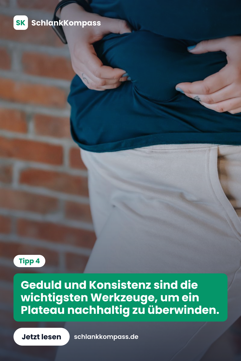 Geduld und Konsistenz sind die wichtigsten Werkzeuge, um ein Plateau nachhaltig zu überwinden.