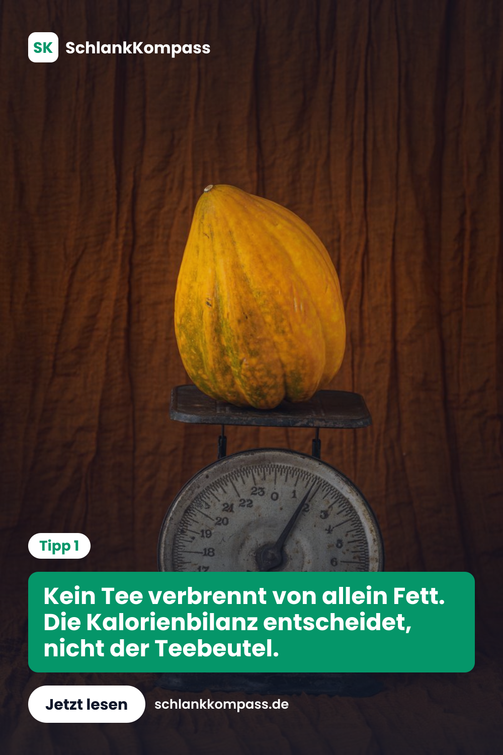 Kein Tee verbrennt von allein Fett. Die Kalorienbilanz entscheidet, nicht der Teebeutel.