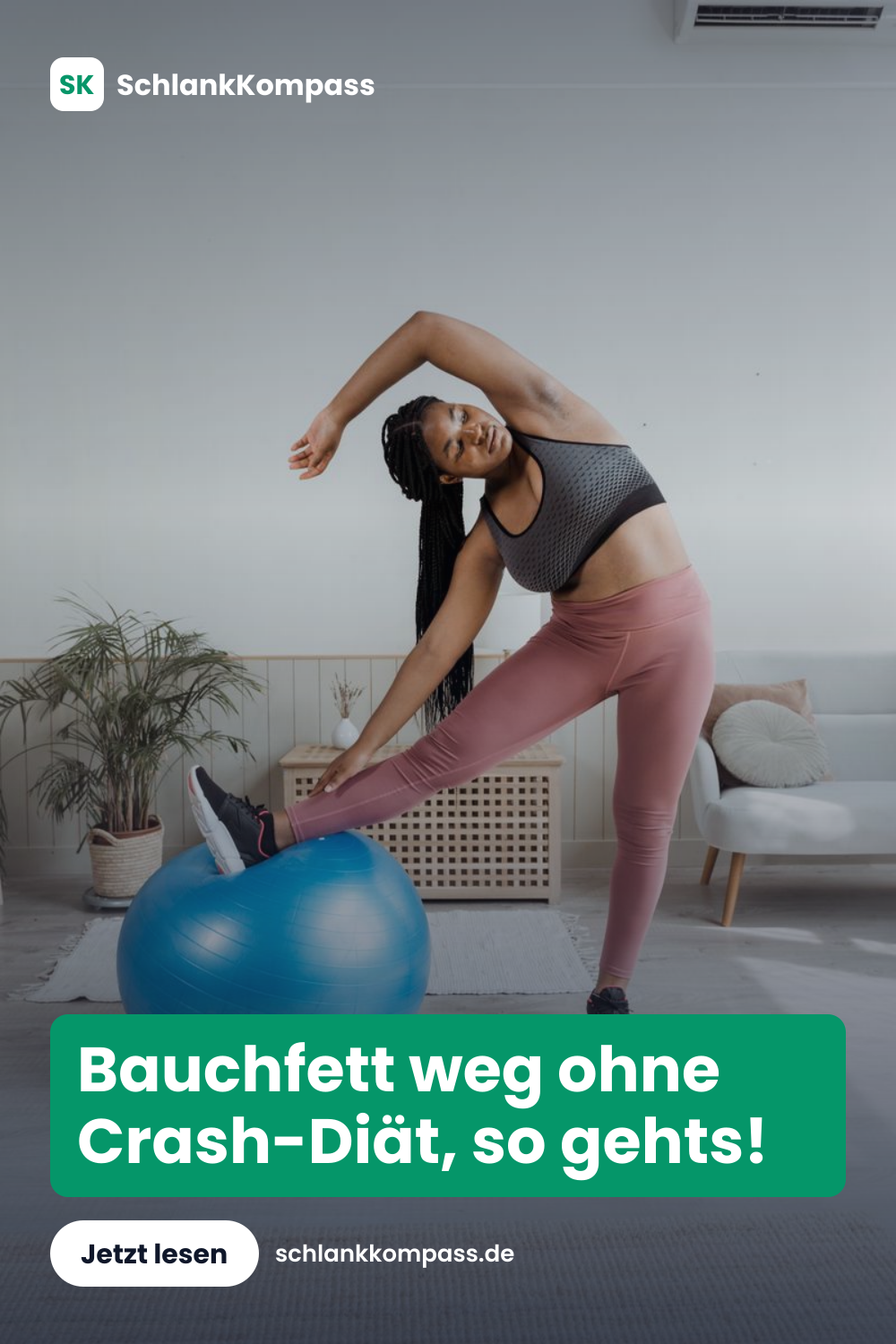 Bauchfett weg ohne Crash-Diät, so gehts!