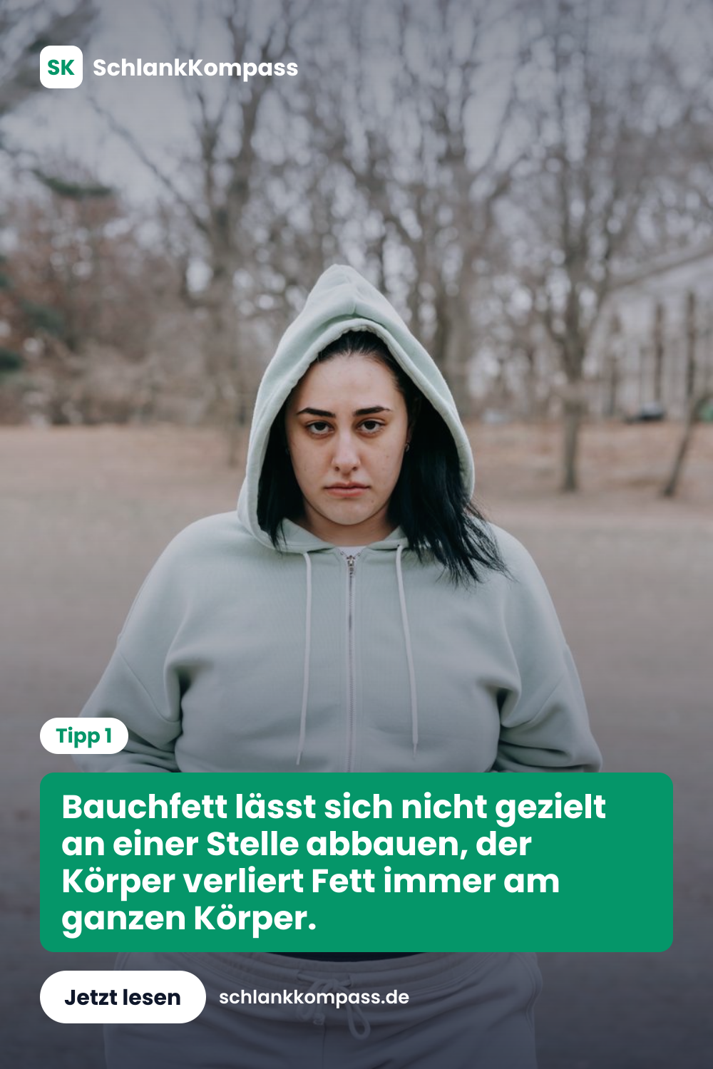 Bauchfett lässt sich nicht gezielt an einer Stelle abbauen, der Körper verliert Fett immer am ganzen Körper.