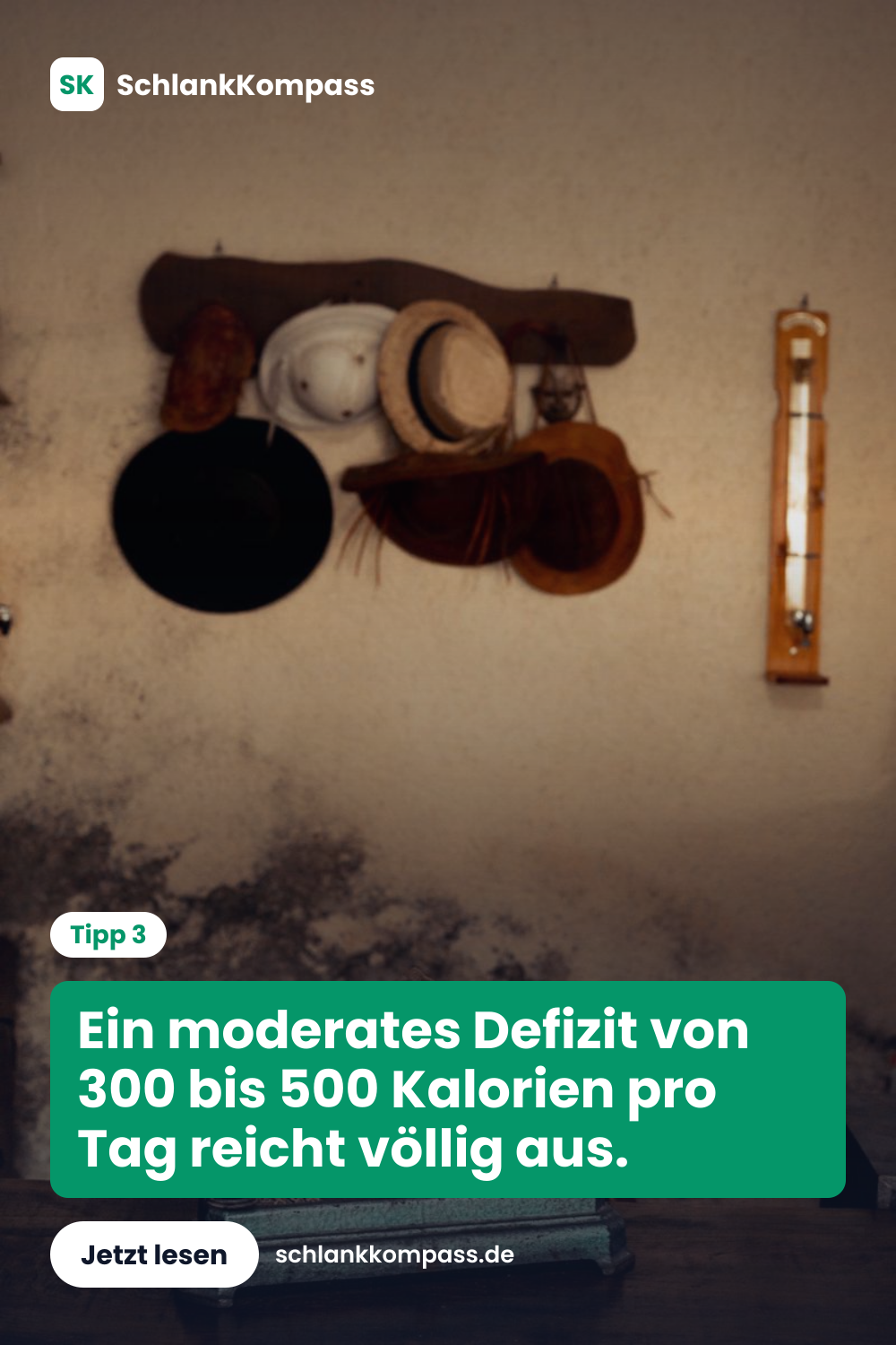 Ein moderates Defizit von 300 bis 500 Kalorien pro Tag reicht völlig aus.