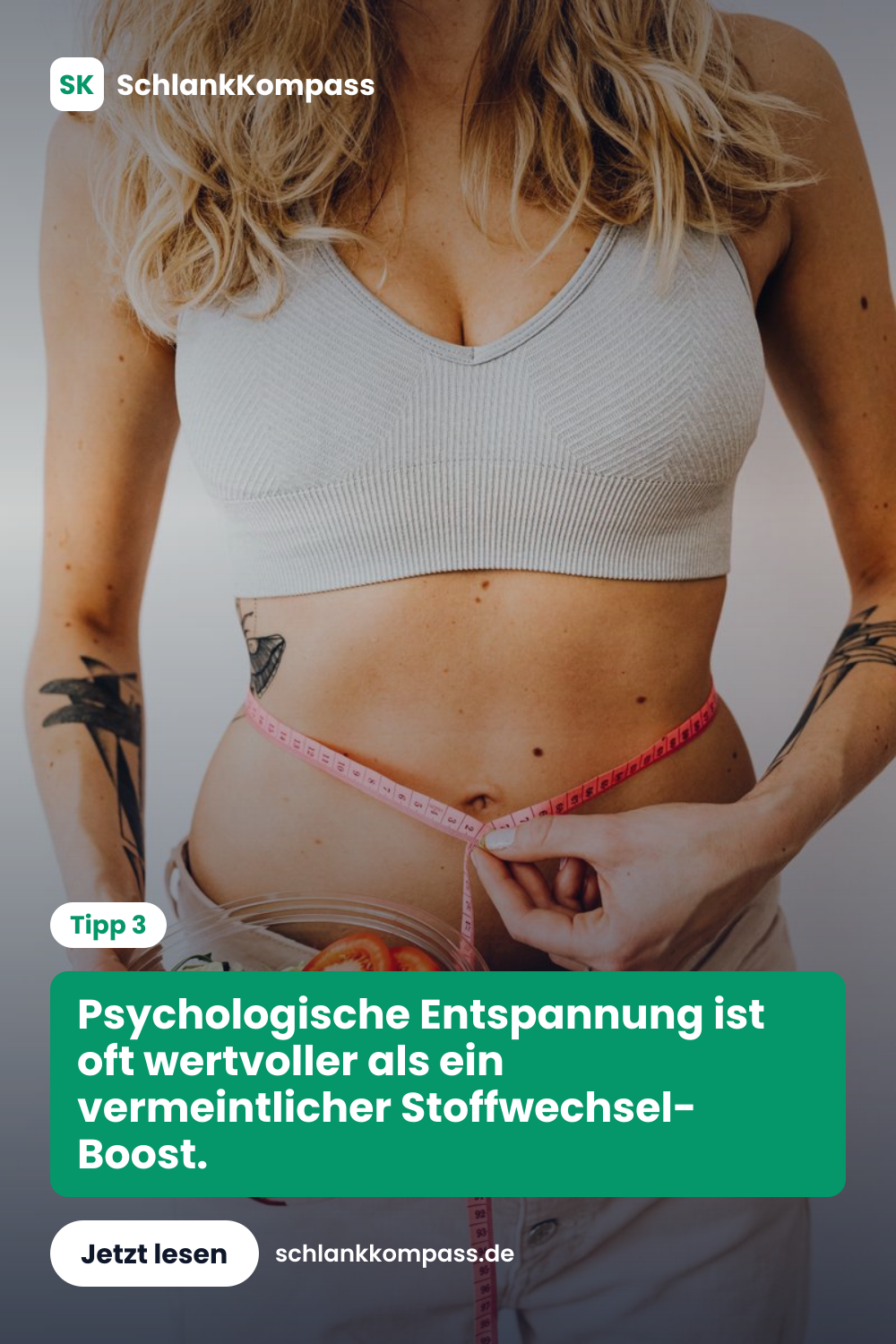 Psychologische Entspannung ist oft wertvoller als ein vermeintlicher Stoffwechsel-Boost.