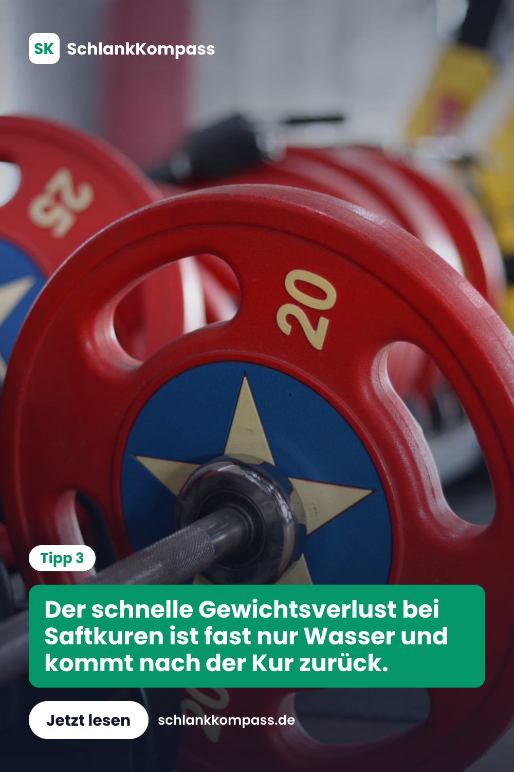 Der schnelle Gewichtsverlust bei Saftkuren ist fast nur Wasser und kommt nach der Kur zurück.