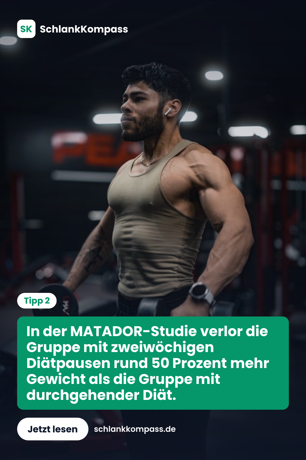 In der MATADOR-Studie verlor die Gruppe mit zweiwöchigen Diätpausen rund 50 Prozent mehr Gewicht als die Gruppe mit durchgehender Diät.
