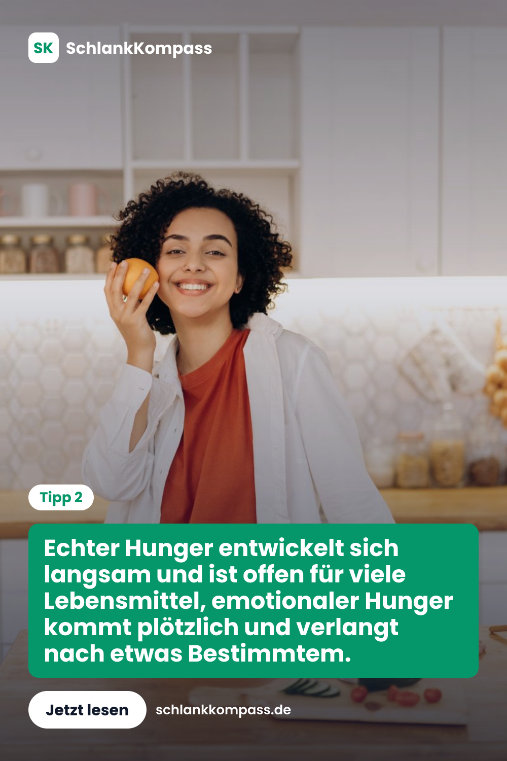 Echter Hunger entwickelt sich langsam und ist offen für viele Lebensmittel, emotionaler Hunger kommt plötzlich und verlangt nach etwas Bestimmtem.