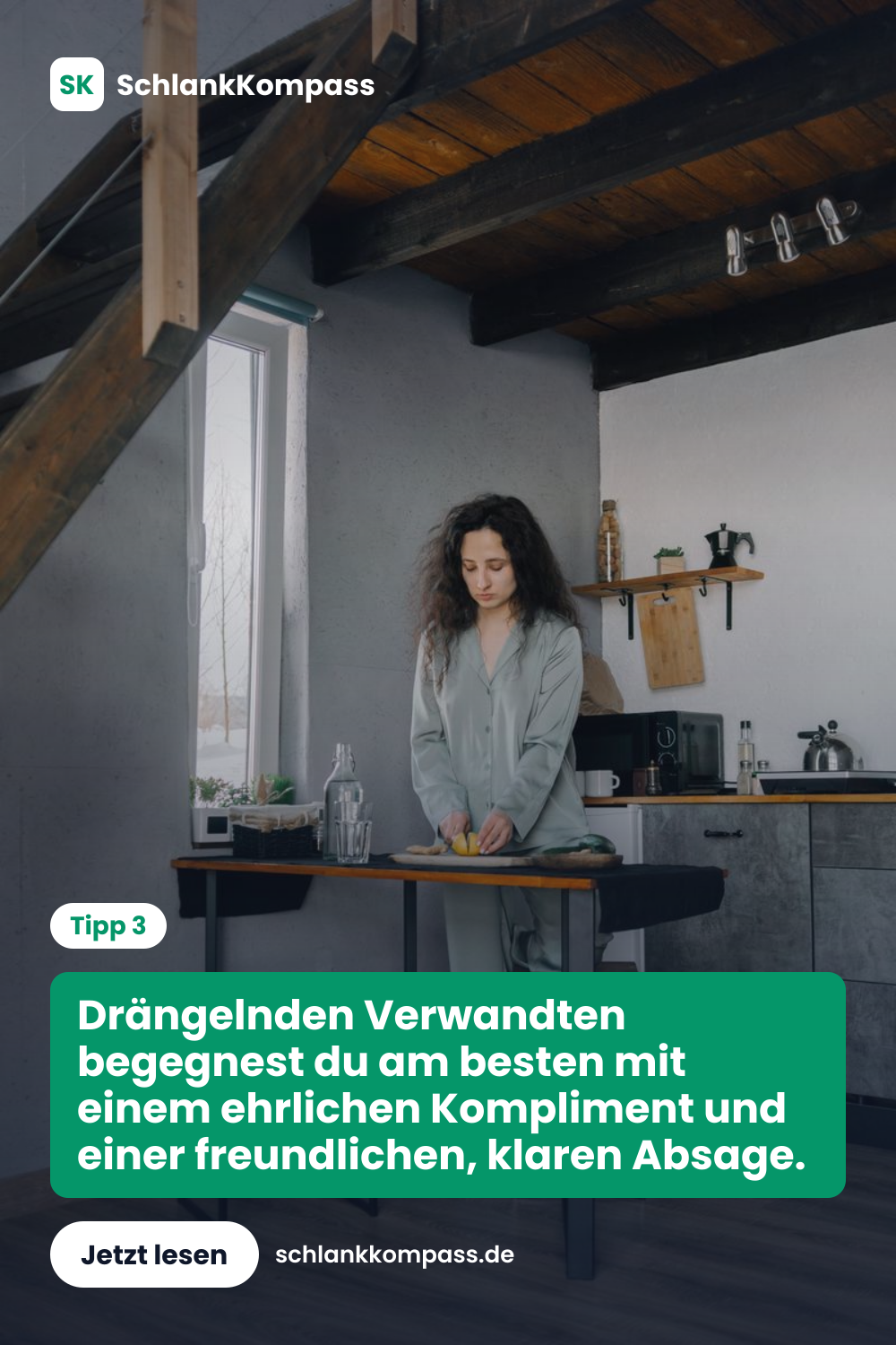 Drängelnden Verwandten begegnest du am besten mit einem ehrlichen Kompliment und einer freundlichen, klaren Absage.