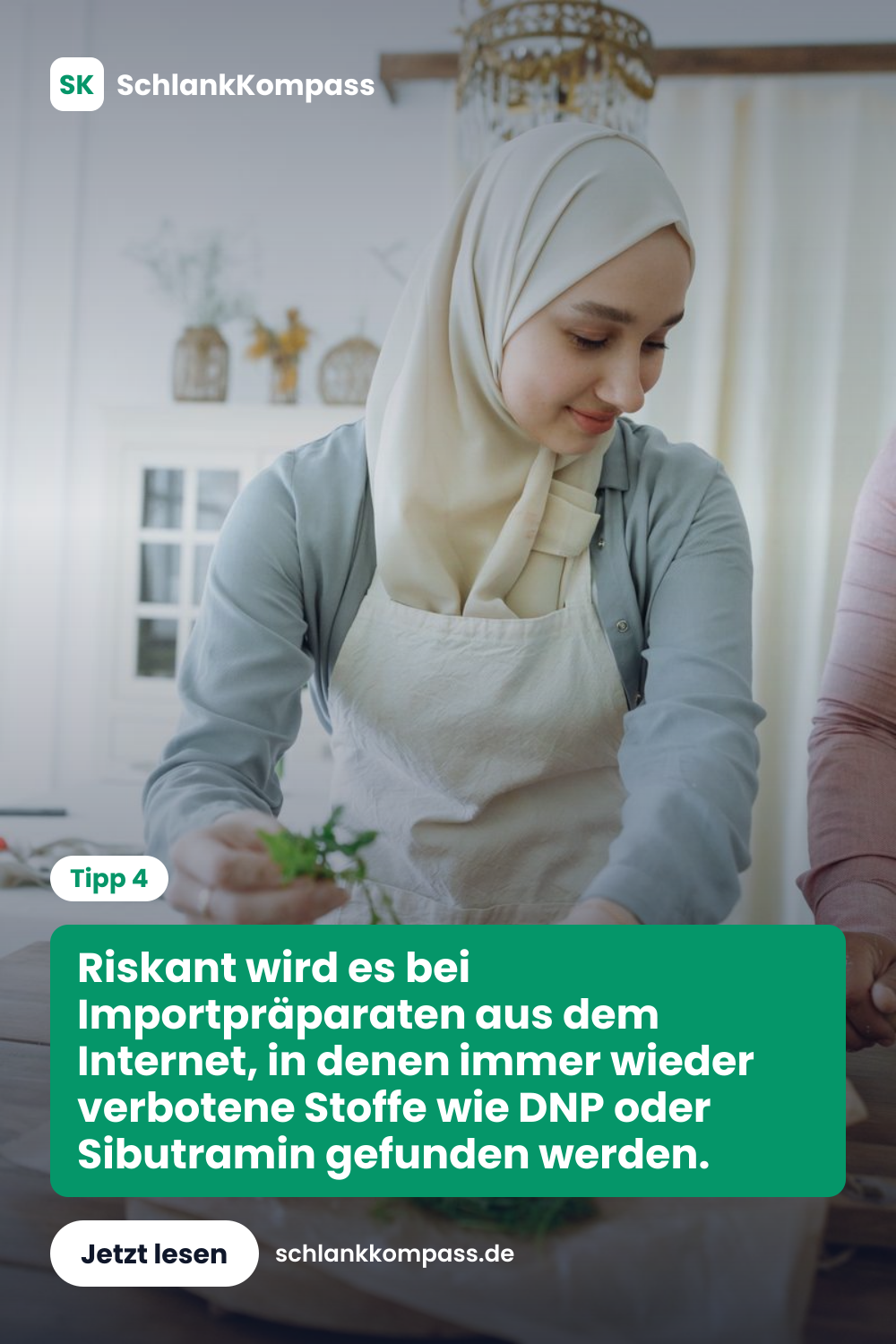 Riskant wird es bei Importpräparaten aus dem Internet, in denen immer wieder verbotene Stoffe wie DNP oder Sibutramin gefunden werden.