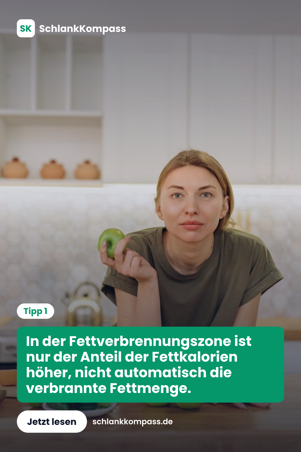 In der Fettverbrennungszone ist nur der Anteil der Fettkalorien höher, nicht automatisch die verbrannte Fettmenge.