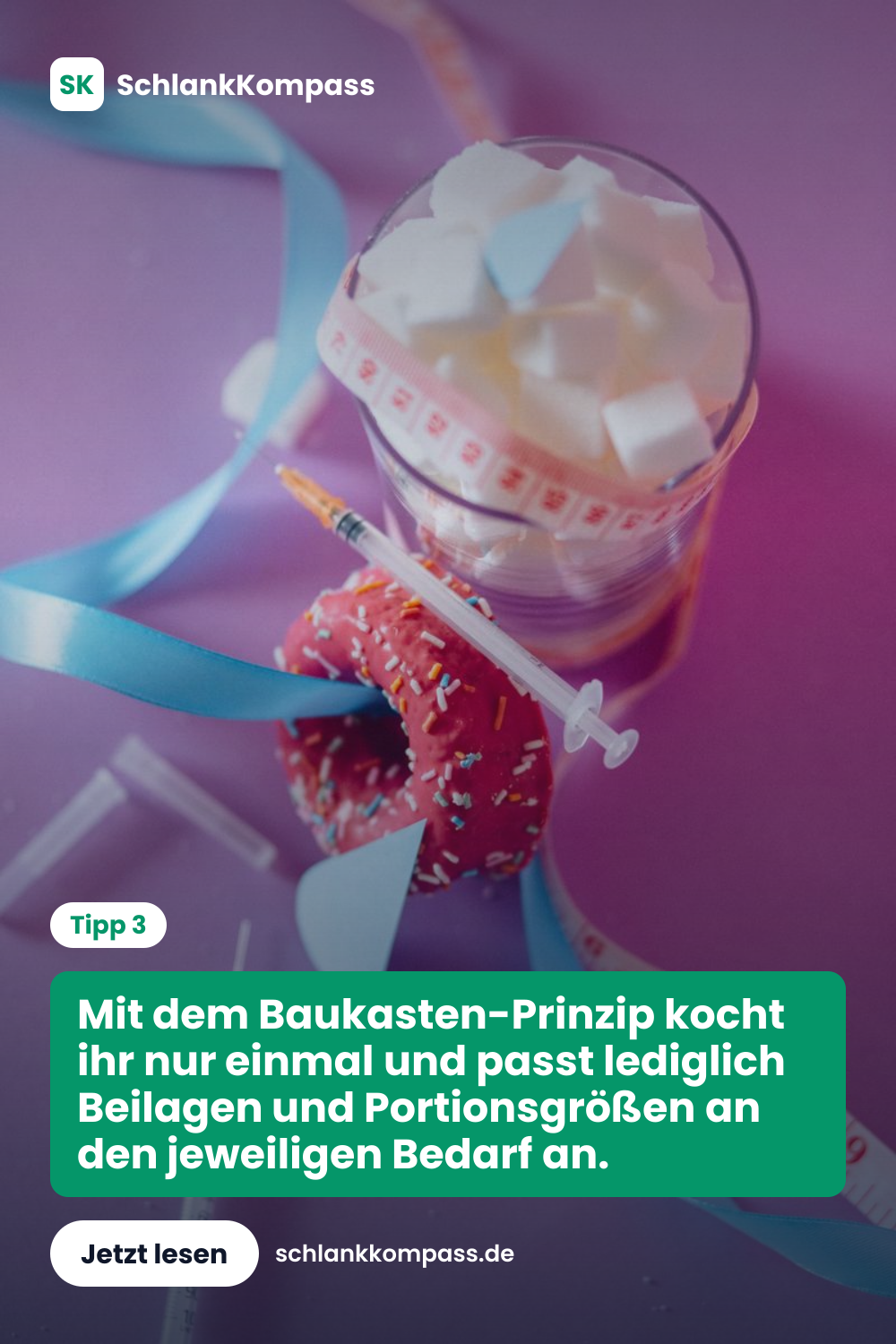 Mit dem Baukasten-Prinzip kocht ihr nur einmal und passt lediglich Beilagen und Portionsgrößen an den jeweiligen Bedarf an.