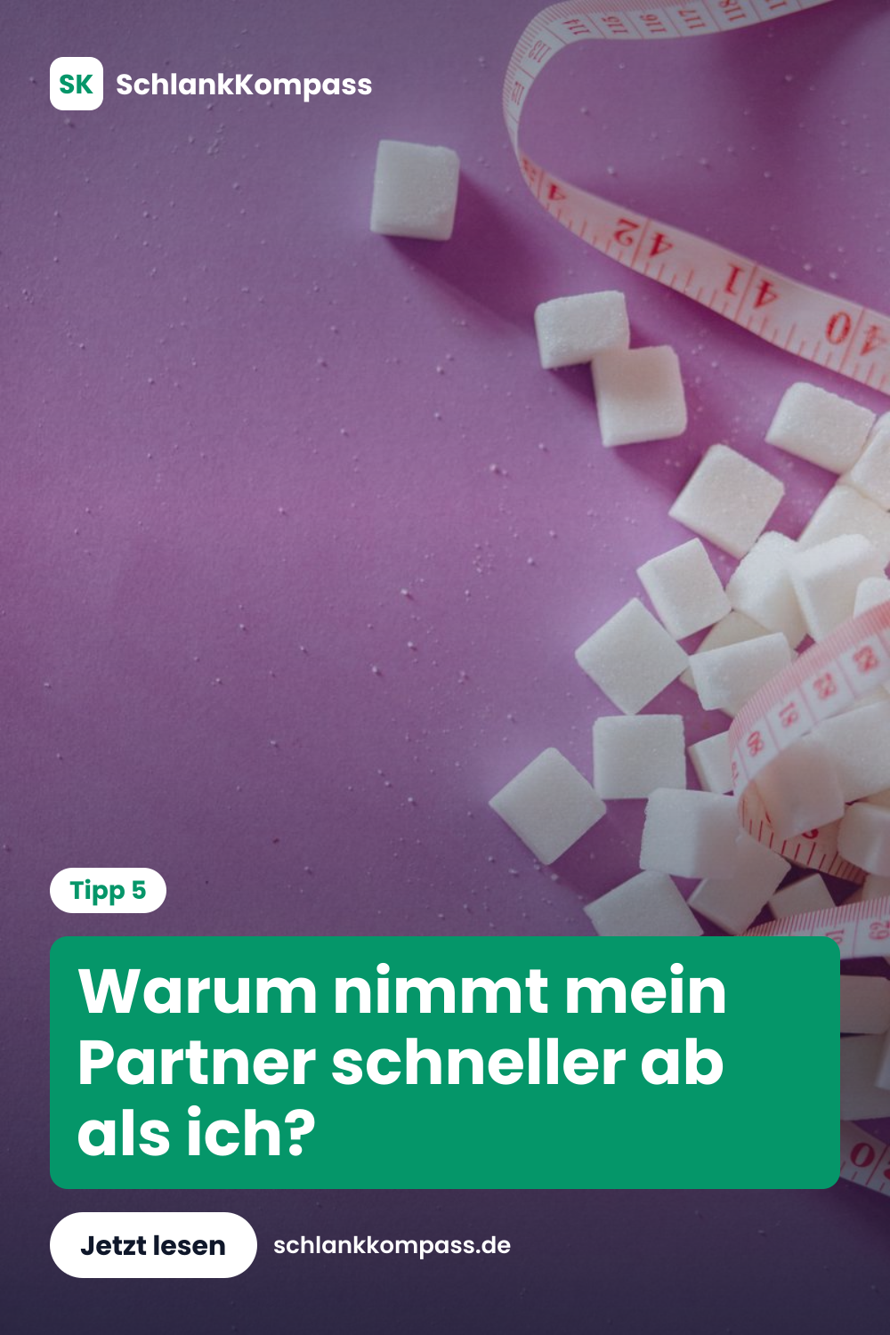 Warum nimmt mein Partner schneller ab als ich?