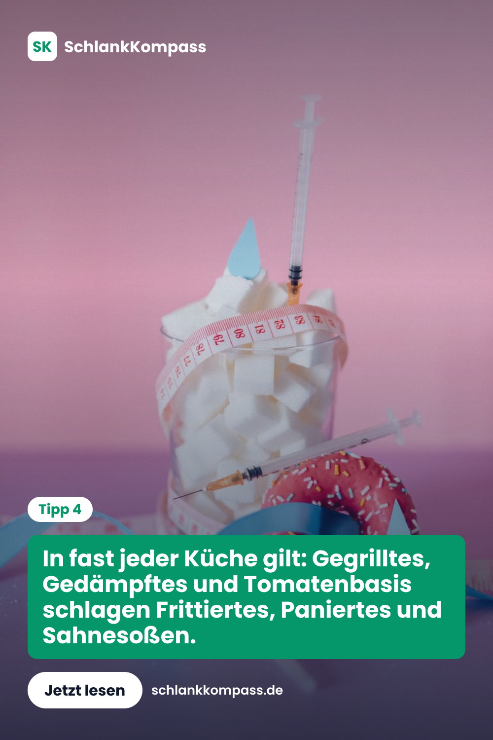 In fast jeder Küche gilt: Gegrilltes, Gedämpftes und Tomatenbasis schlagen Frittiertes, Paniertes und Sahnesoßen.