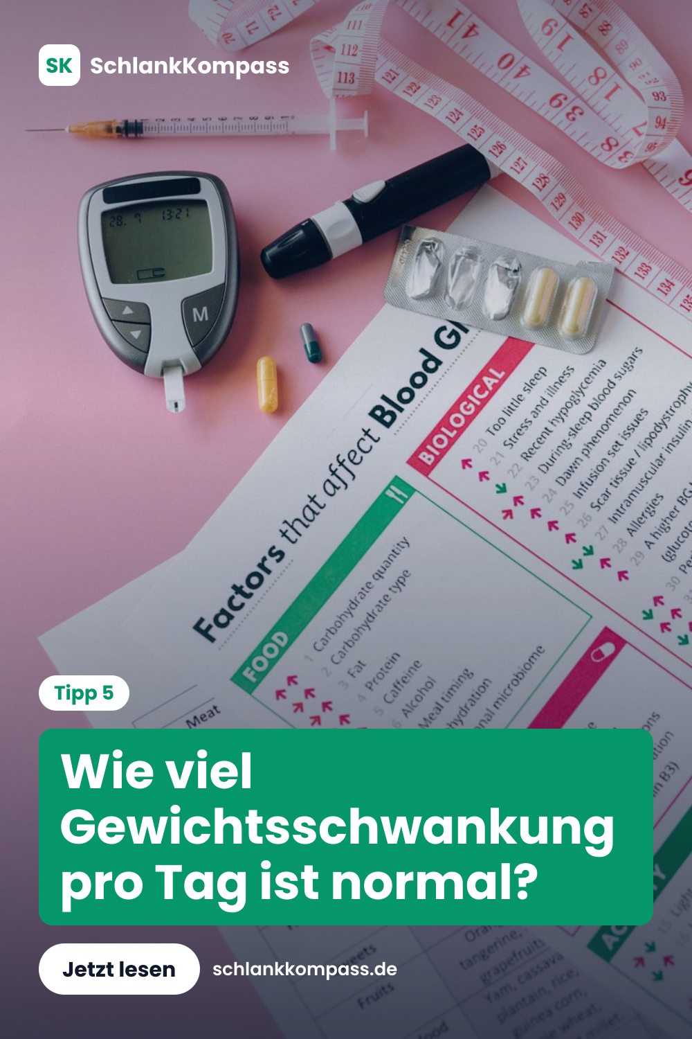 Wie viel Gewichtsschwankung pro Tag ist normal?