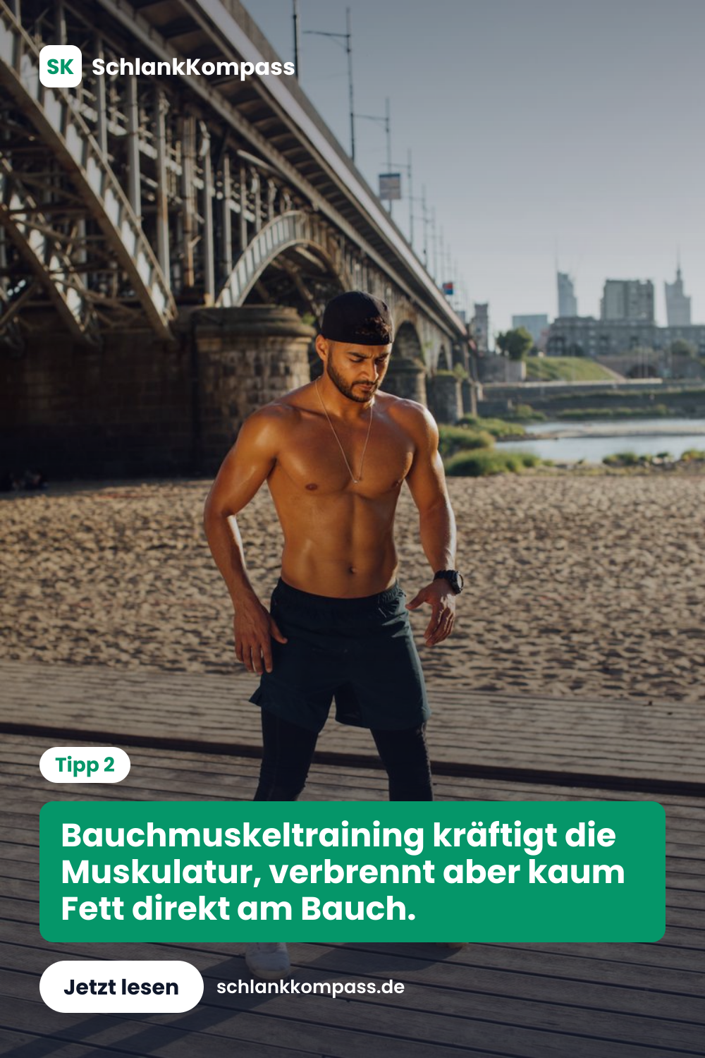 Bauchmuskeltraining kräftigt die Muskulatur, verbrennt aber kaum Fett direkt am Bauch.