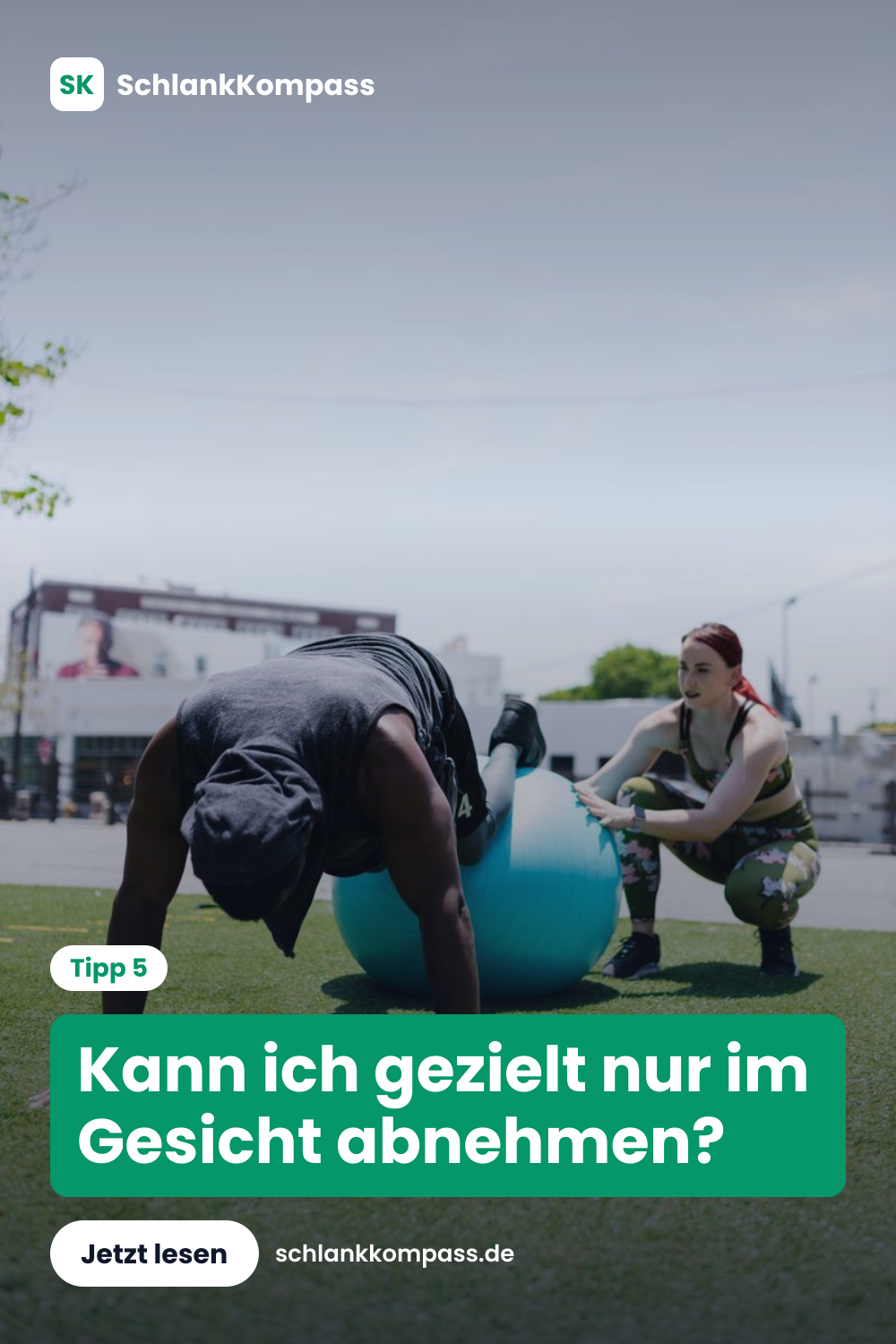 Kann ich gezielt nur im Gesicht abnehmen?