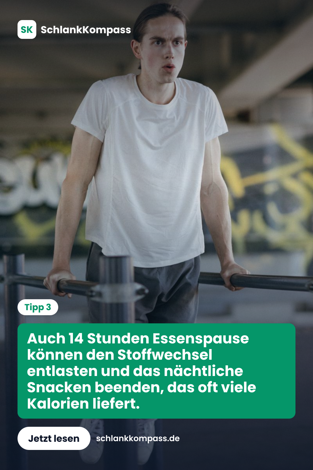 Auch 14 Stunden Essenspause können den Stoffwechsel entlasten und das nächtliche Snacken beenden, das oft viele Kalorien liefert.